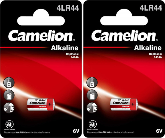 זוג סוללות CAMELION 6V  4LR44