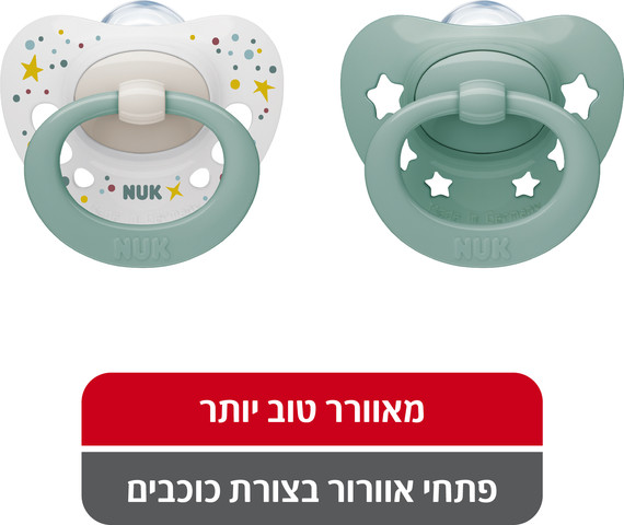 מוצצים סיגנטור 0-6 חודשים כחול