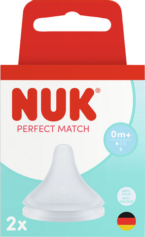 פטמות לבקבוק הזנה S - Perfect Match