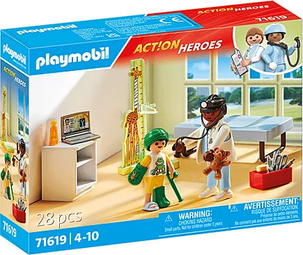 פלימוביל בית חולים רופא ילדים 71619 Playmobil