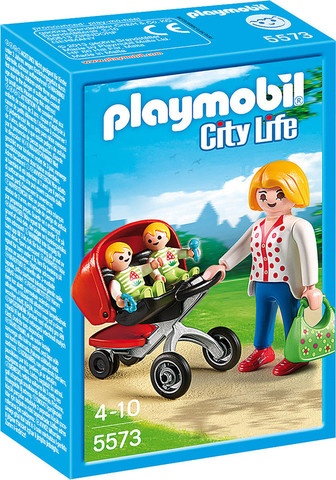 פליימוביל אמא עם עגלת תאומים 5573