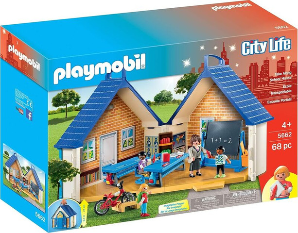 פליימוביל כיתת לימוד מארז נשיאה 5662 - Playmobil