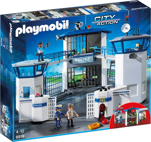 פליימוביל תחנת משטרה ובית סוהר Playmobil