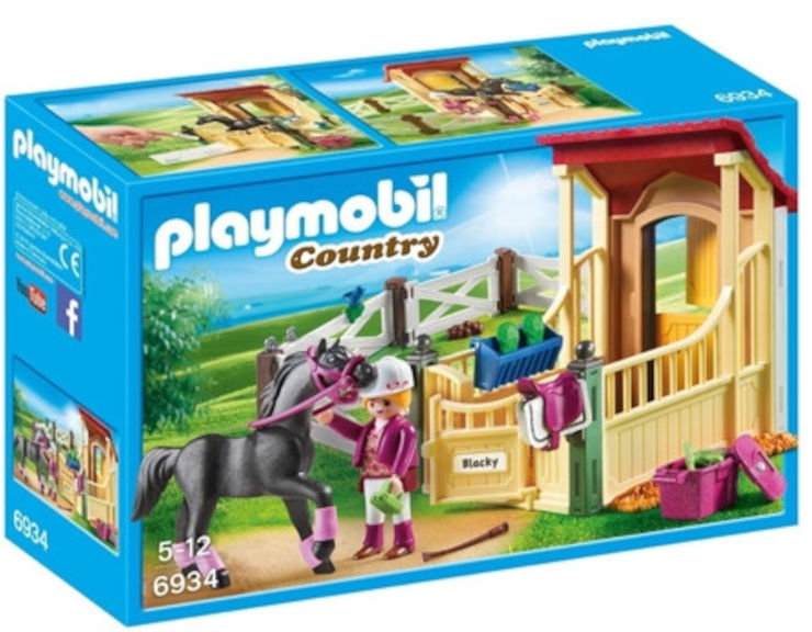פליימוביל אורוות סוסים וסוס מגזע ערבי P6934