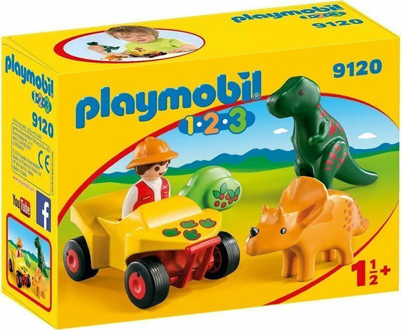פליימוביל חוקר ודינוזאורים לגיל הרך 1,2,3 9120 - Playmobil