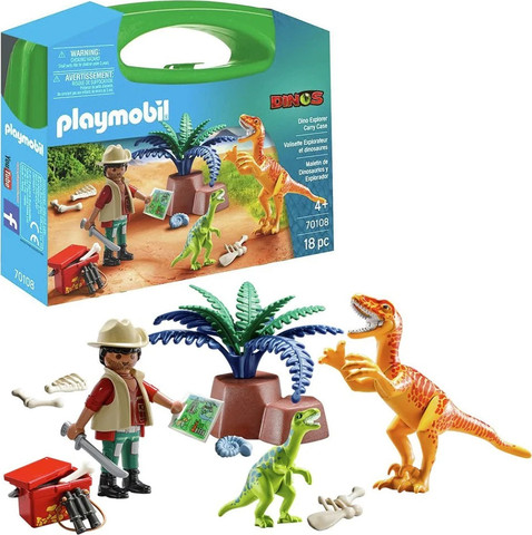 פליימוביל מזוודת חוקר הדינוזאורים 70108 - Playmobil