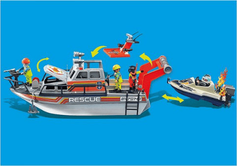 פליימוביל כבאים חילוץ ימי Playmobil