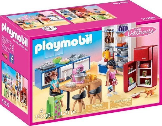 פליימוביל בית בובות מטבח משפחתי 70206 - Playmobil