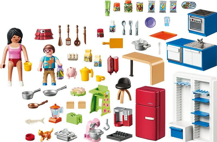 פליימוביל בית בובות מטבח משפחתי 70206 - Playmobil