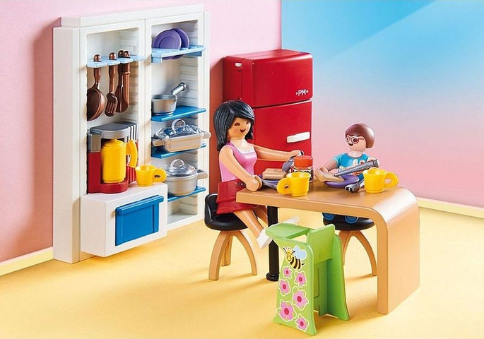 פליימוביל בית בובות מטבח משפחתי 70206 - Playmobil