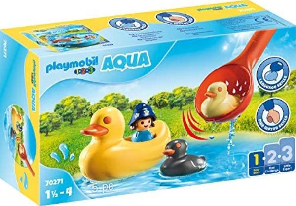 פליימוביל לגיל הרך 123 - משפחת ברווזונים משחקי מים 70271