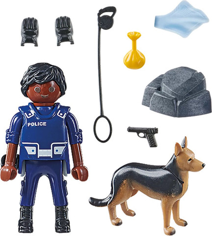 פליימוביל שוטר וכלב משטרה 71162 - Playmobil