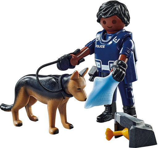 פליימוביל שוטר וכלב משטרה 71162 - Playmobil