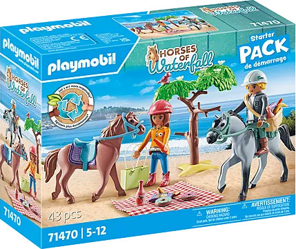 פליימוביל רכיבה על סוסים לחוף הים 71470 - Playmobil