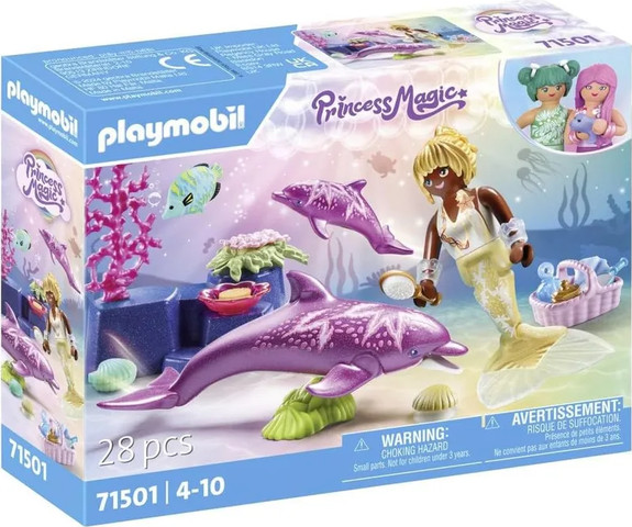 פליימוביל בת ים עם דולפינים 71501 - Playmobil