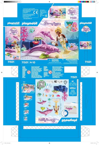 פליימוביל בת ים עם דולפינים 71501 - Playmobil