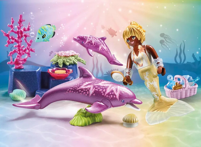 פליימוביל בת ים עם דולפינים 71501 - Playmobil