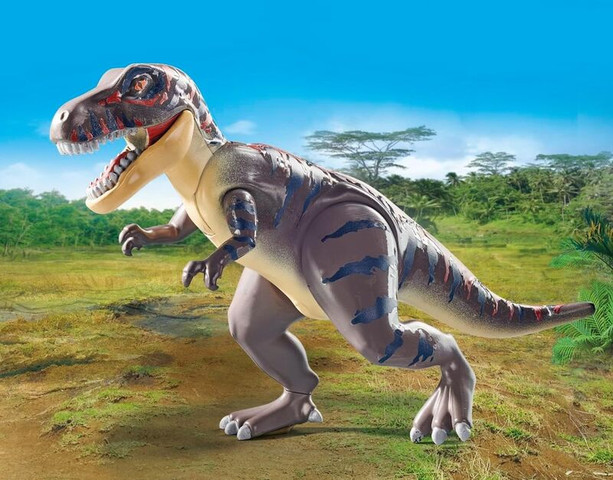 פליימוביל חוקר דינוזאורים וטי רקס 71524 - Playmobil