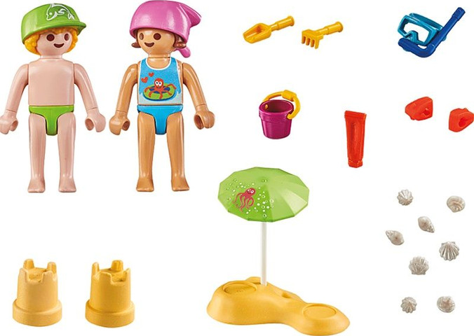 ילדים עם ארמון חול Playmobil 71581