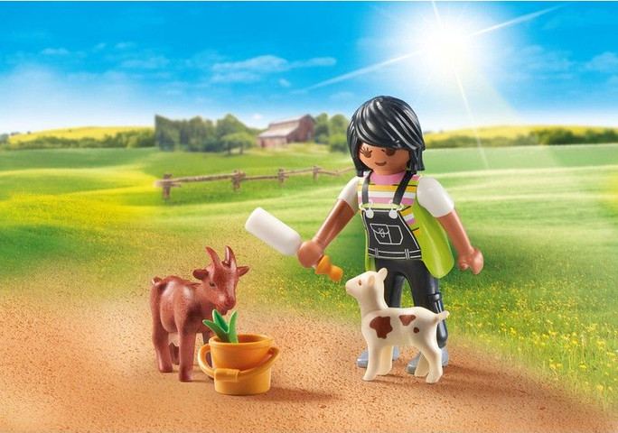 פליימוביל אישה ושני גדיים 71759 Playmobil