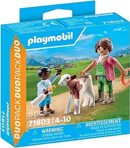 פליימוביל חקלאי עם עגל 71803 Playmobil