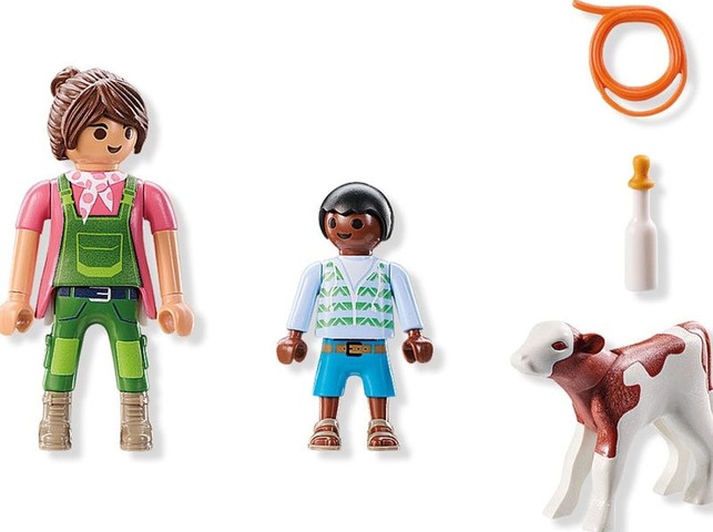 פליימוביל חקלאי עם עגל 71803 Playmobil