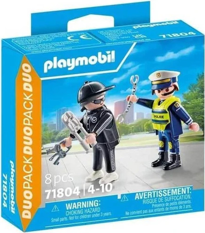 פליימוביל שוטר ופורץ 71804 - Playmobil