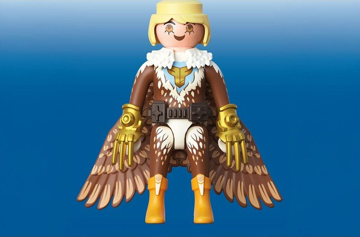 קרב רחפן גיבור עם נינג'ה מרושעת Playmobil 71834