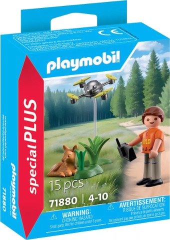 פליימוביל חילוץ במבי עם רחפן 71880 Playmobil