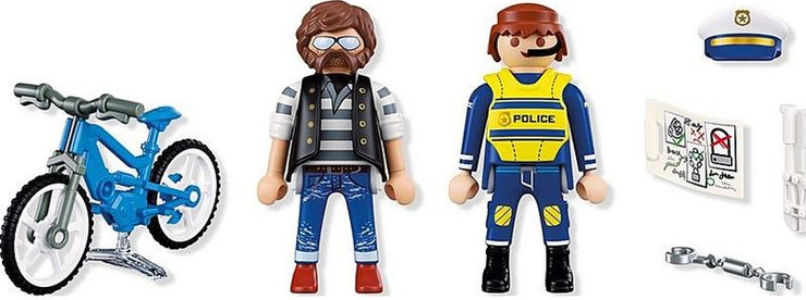 שוטר וגנב אופניים Playmobil 72076