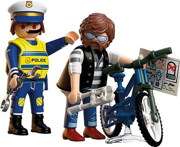 שוטר וגנב אופניים Playmobil 72076