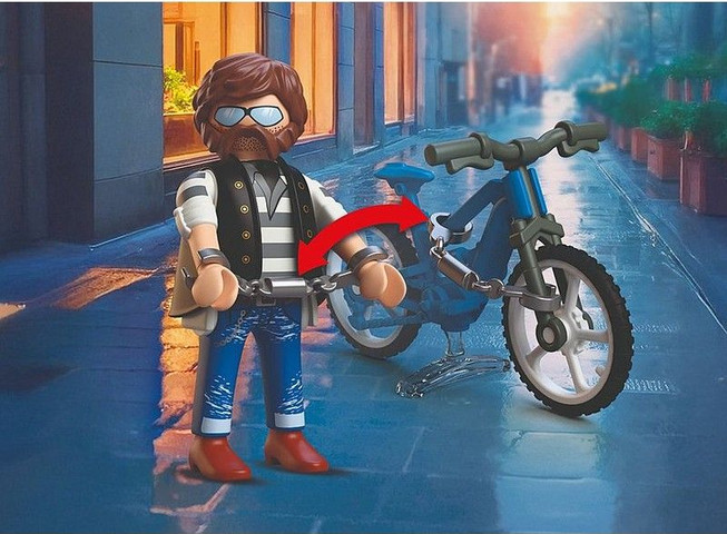 שוטר וגנב אופניים Playmobil 72076