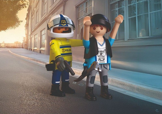 מרדף אופנועים Playmobil 72079