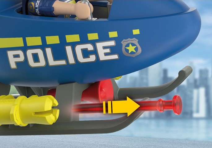 פליימוביל מסוק משטרה עם פונקציית מכ''ם 72080 Playmobil