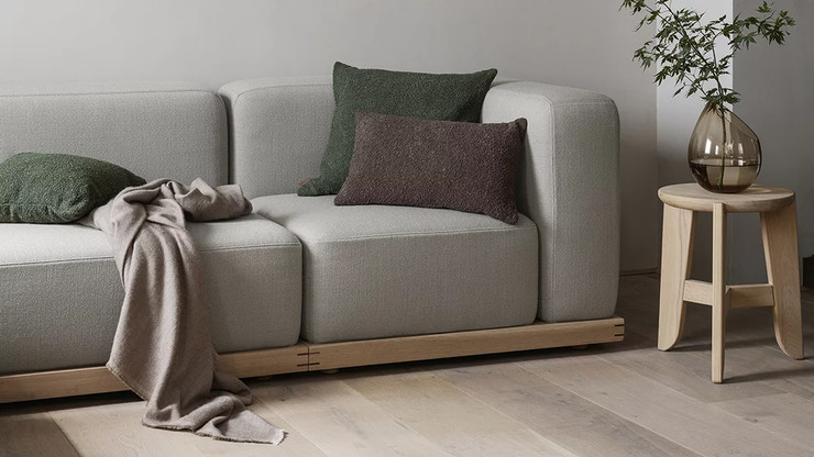 כרית מילוי נוצות 30X50 אספרסו BOUCLE Cushion Espresso