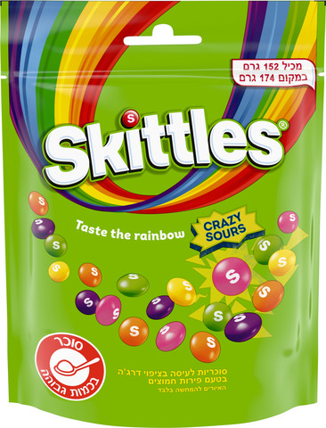 סוכריות סקיטלס בטעם פירות חמוצים