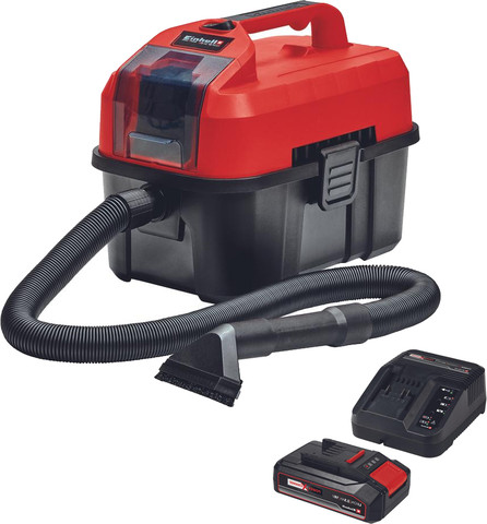 שואב אבק יבש/רטוב נייד נטען  18v + סוללה ומטען 2.5Ah