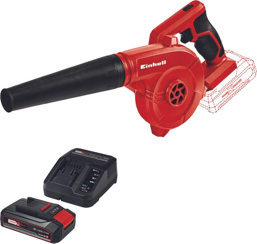 מפוח יד אחת נטען  18v + סוללה ומטען 2.5Ah