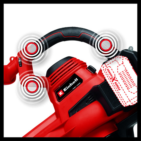 מפוח 2 ב1 טורבו נטען שואב/נושף  36v +מטען +2 סוללות  2.5Ah