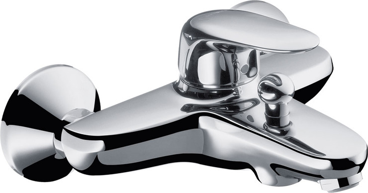 ברז קיר (סוללה) לאמבטיה Hansgrohe Metris E