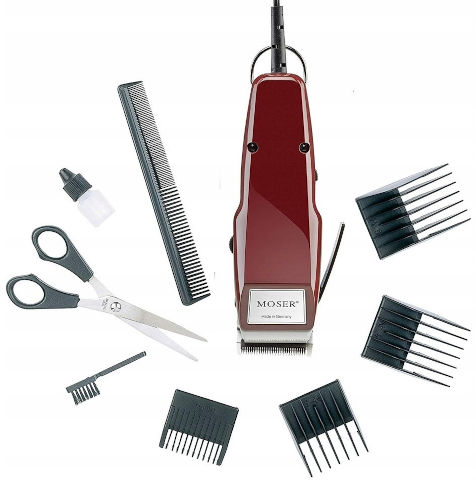 מכונת תספורת חשמלית מקצועית כולל מספריים Moser מוזר Classic 1400-0278