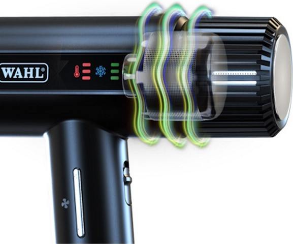 מייבש שיער מקצועי כולל צג מגע דיגיטלי WAHL וול Vanquish 4321-0471 - שחור