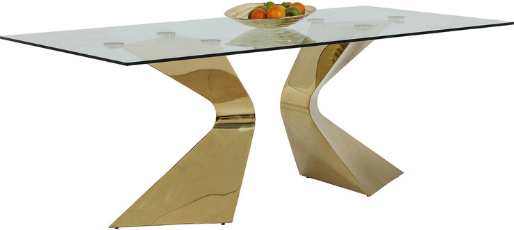 שולחן אוכל Gloria Black 200x100cm