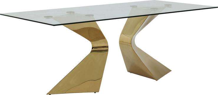 שולחן אוכל Gloria Black 200x100cm