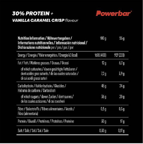 30% Protein Plus Vanilla Caramel חטיף חלבון בטעם וניל קרמל