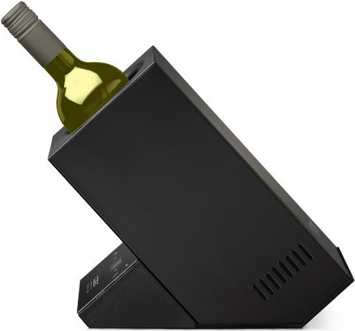 מקרר יין קומפקטי לבקבוק יין בודד Caso קאסו WineCase One INOX שחור