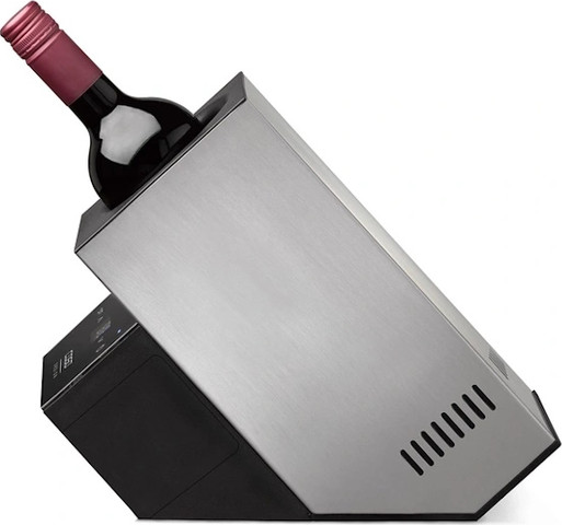 מקרר יין קומפקטי לבקבוק יין בודד Caso קאסו WineCase Deluxe Inox