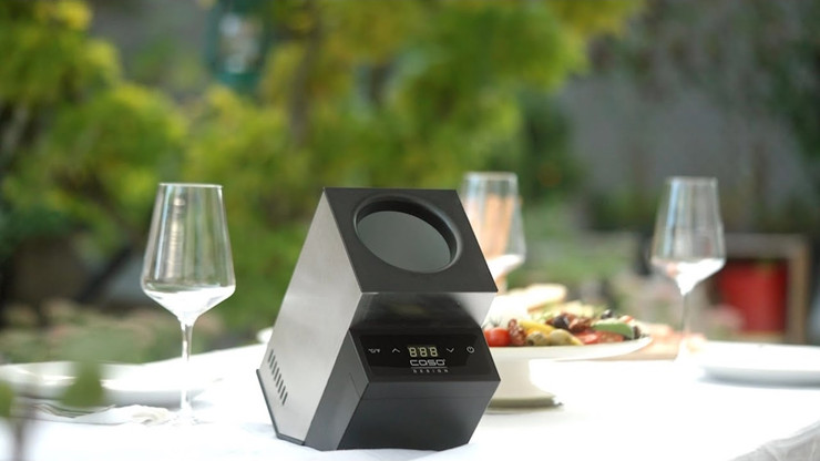 מקרר יין קומפקטי לבקבוק יין בודד Caso קאסו WineCase Deluxe Inox