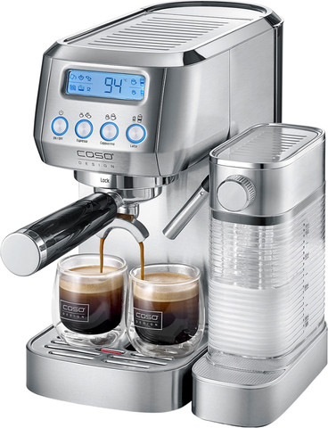 מכונת אספרסו אוטומטית כולל מקציף Caso קאסו Espresso Gourmet Latte