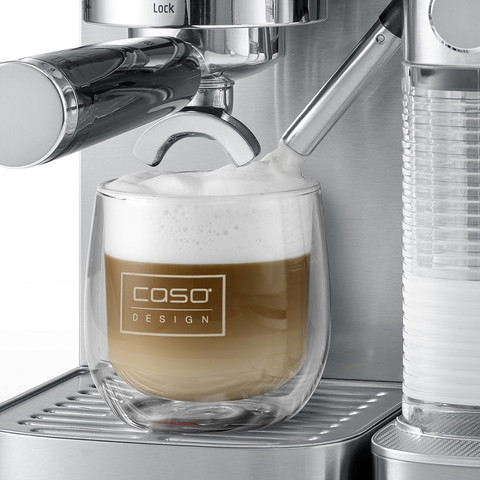מכונת אספרסו אוטומטית כולל מקציף Caso קאסו Espresso Gourmet Latte